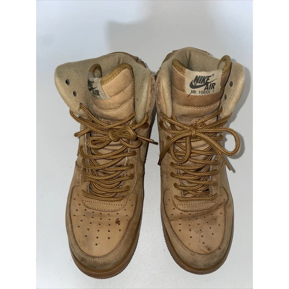 Nike Air Force 1 High 07 LV8 WB Flax Wheat 882096-200 Men's size‎ 8